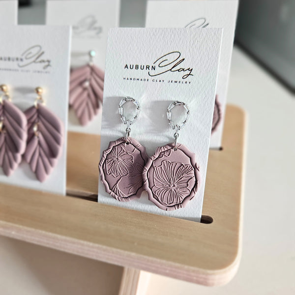 Bloom Pressed Floral Dangles